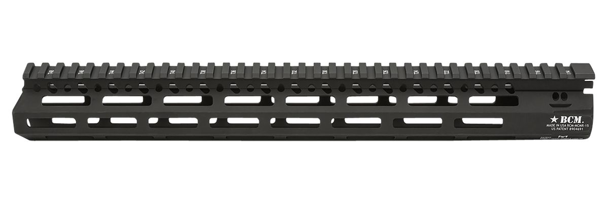 Bravo BCM MCMR15556BLK 15in M-LOK, Free-Floating Style Made of Aluminum wit