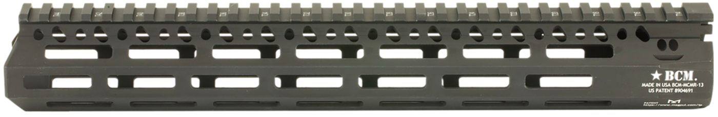 Bravo BCM MCMR13556BLK 13in M-LOK, Free-Floating Style Made of Aluminum wit