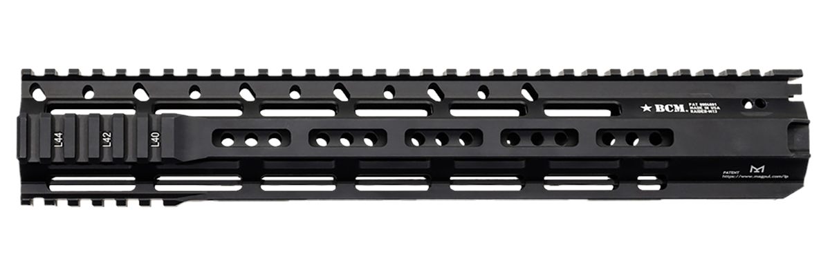 Bravo BCM RAIDERM13556BLK Rail Black Anodized 13.00in M-LOK Free-Floating S