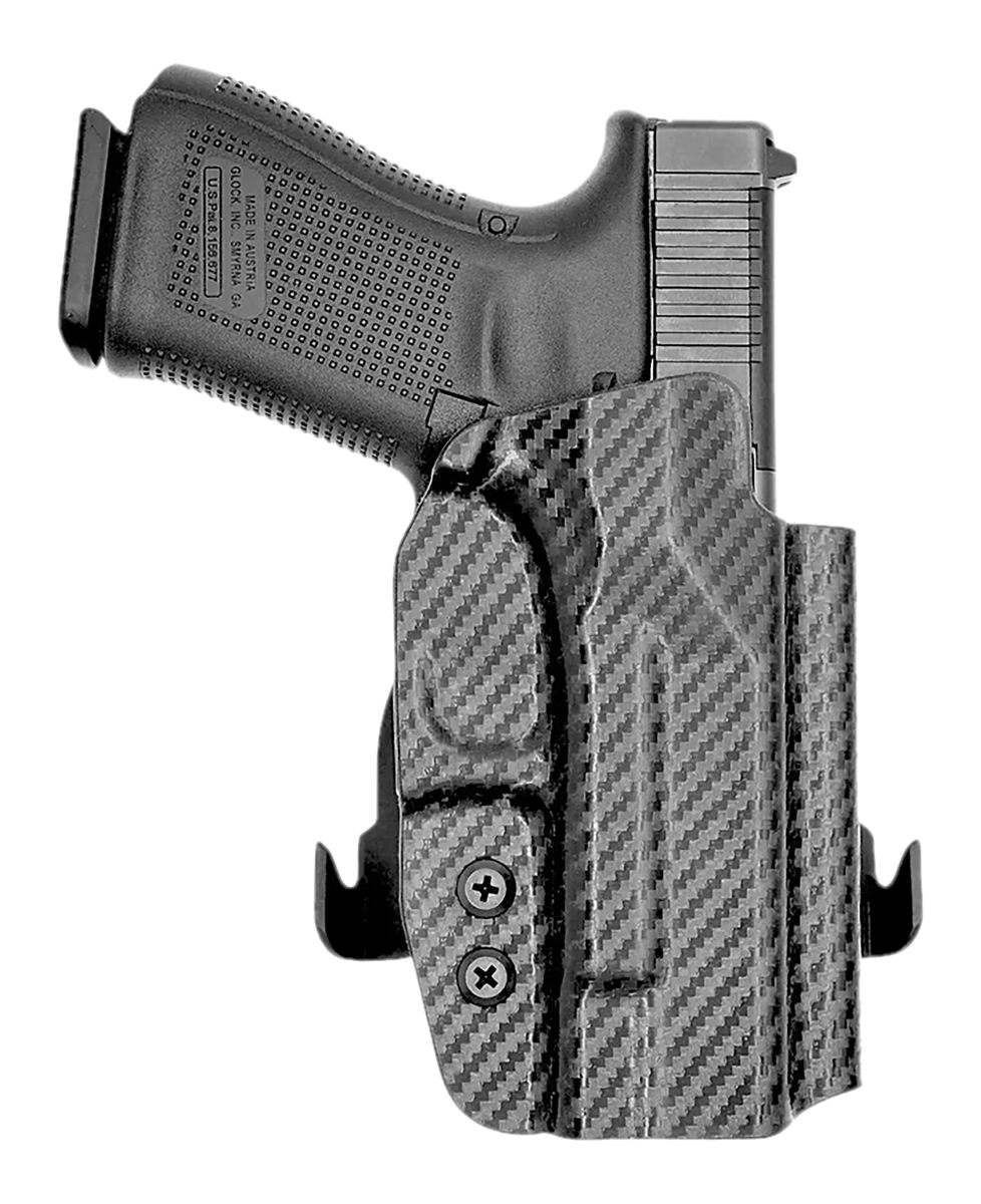 Rounded Gear GLK192332CFRHOWBPDL Paddle Holster OWB Black Carbon Fiber Kyde