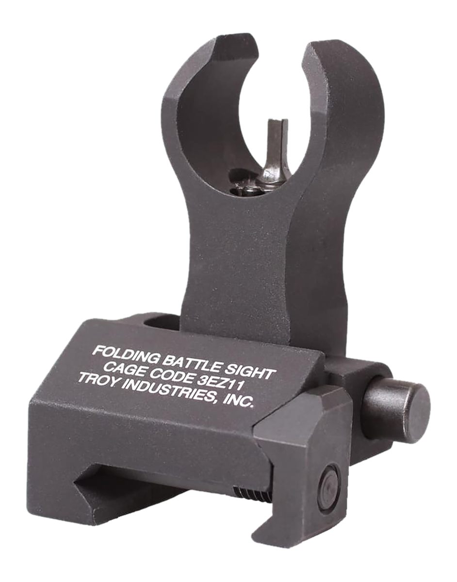 Troy Ind SSIGFBSFHBT00 Front Folding BattleSight HK Black Hardcoat Anodized
