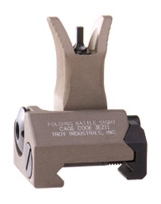 Troy Front Folding M4 Style BattleSight FDE view 2