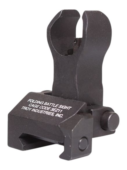 Troy Ind SSIGFBSFHBT02 Tritium Front Folding BattleSight HK Black Hardcoat