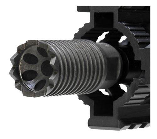 Troy Ind SBRACLM06BT00 Claymore Muzzle Brake Black Steel with 5/8in-24 tpi