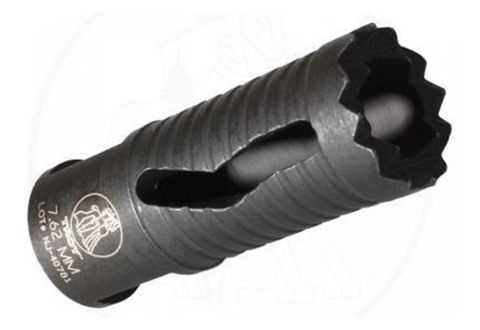 Troy Medieval Flash Suppressor - 6.8/7.62mmn 5/8in-24 Black