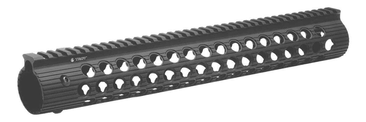Troy Ind STRXAL115BT01 Alpha Rail Black Anodized Aluminum AR-15/M16 15in Lo