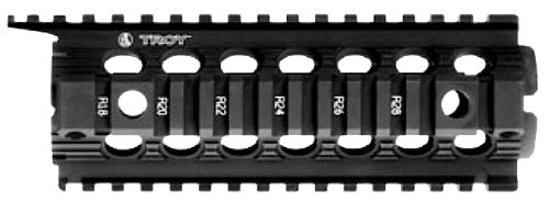 Troy Ind SRAIDIDD7BT00 Battle Rail Drop-In Enhanced 7in 6005A-T6 Aluminum B