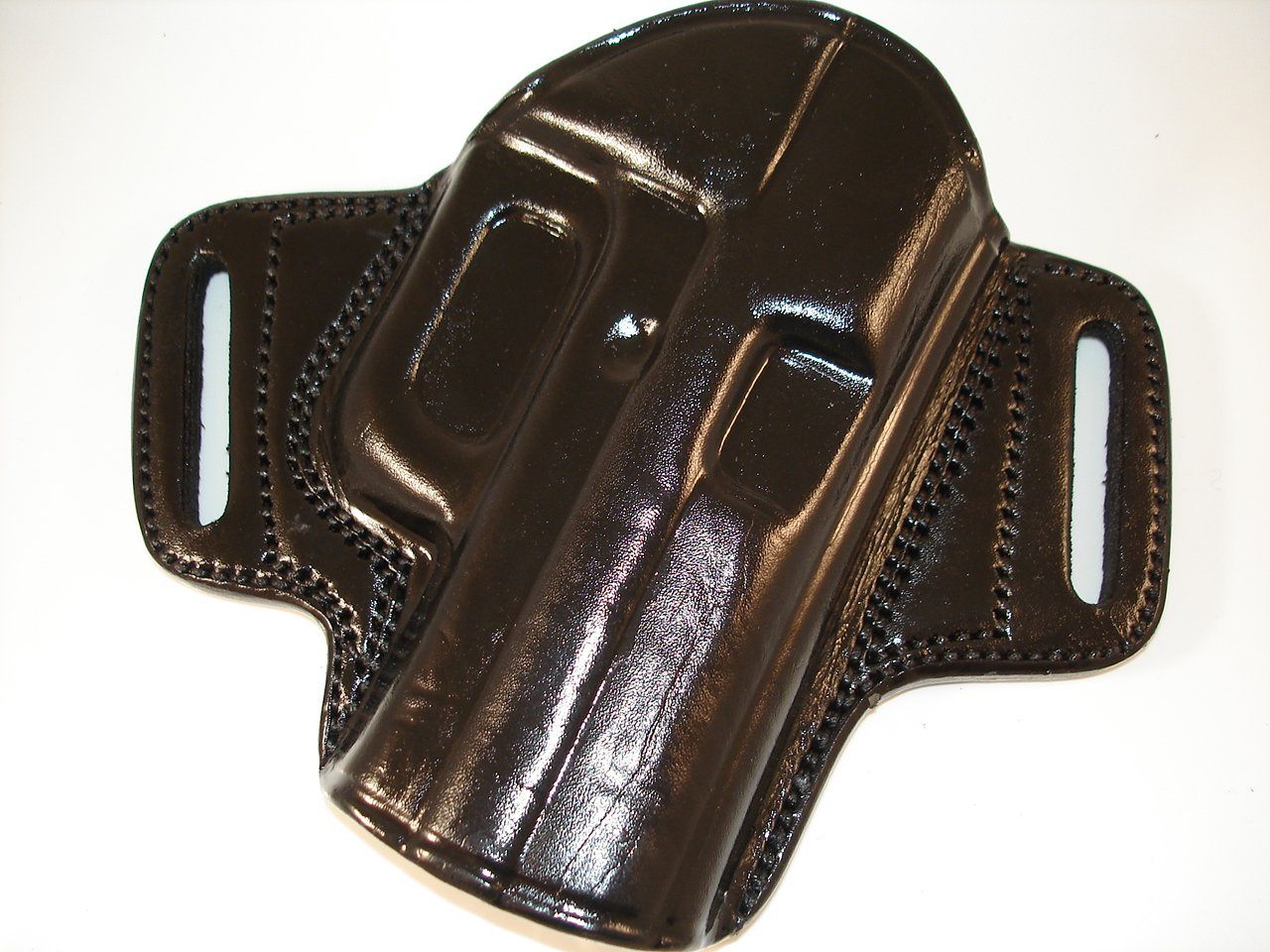 Tagua Gunleather Open Top Belt Holster fits Glock 19/23/32, Right Hand, Bla