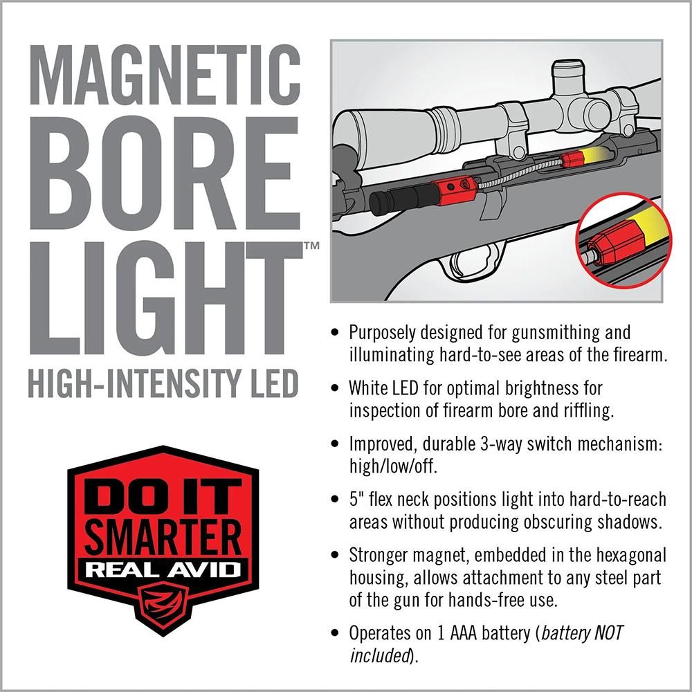 Real Avid Bore Light, Magnetic, High Intensity LED Illuminator with 5 Flexi view 3