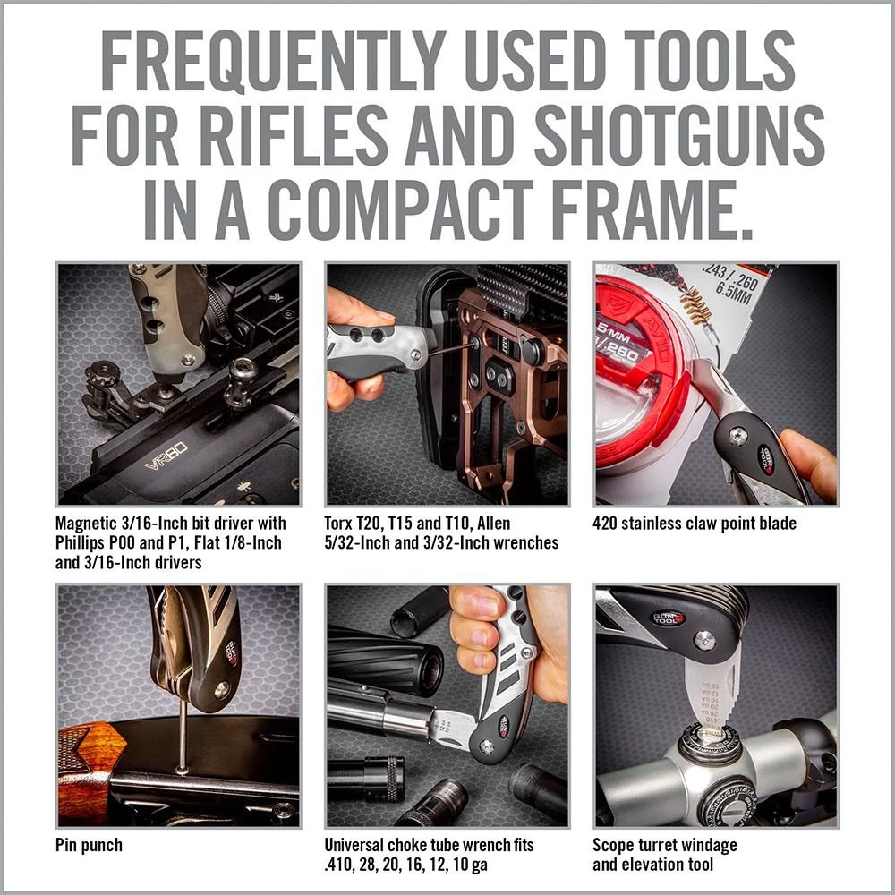 Real Avid Gun Tool - 18-In-1 Shotgun Rifle Multi - Bit Driver, Torq Choke T view 2
