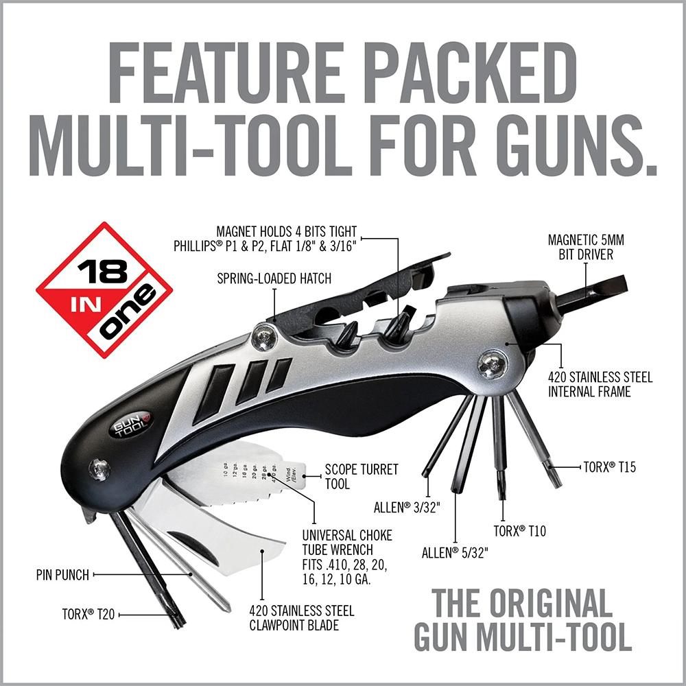Real Avid Gun Tool - 18-In-1 Shotgun Rifle Multi - Bit Driver, Torq Choke T view 4