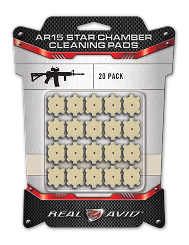 Real Avid AVAR15CP Star Chamber Cleaning Pads 223 Rem/5.56x45mm Nato Wool 2 view 6