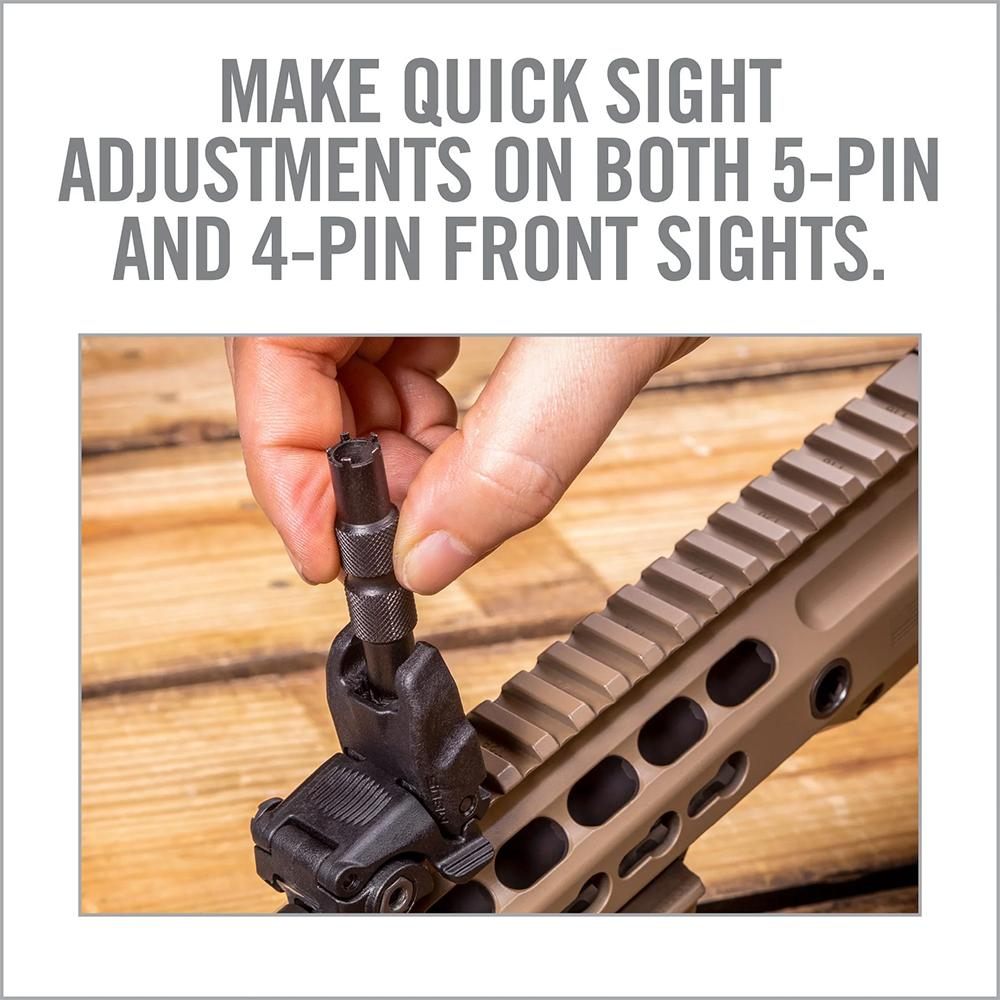 Real Avid AVAR15FSA Front Sight Adjuster Stainless Steel Black view 2