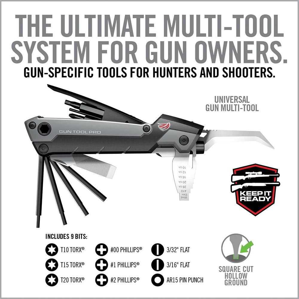 Real Avid AVGTPRO Gun Tool Pro Stainless Steel Plain/Claw Point Blade Rifle view 3