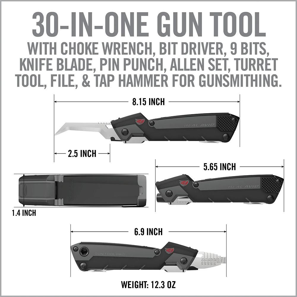 Real Avid AVGTPRO Gun Tool Pro Stainless Steel Plain/Claw Point Blade Rifle view 5