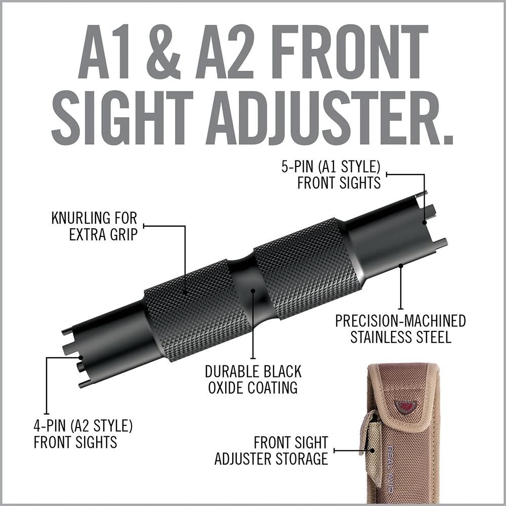 Real Avid AVGTPROAR Gun Tool Pro OD Green Stainless Steel Plain Blade AR-15 view 6