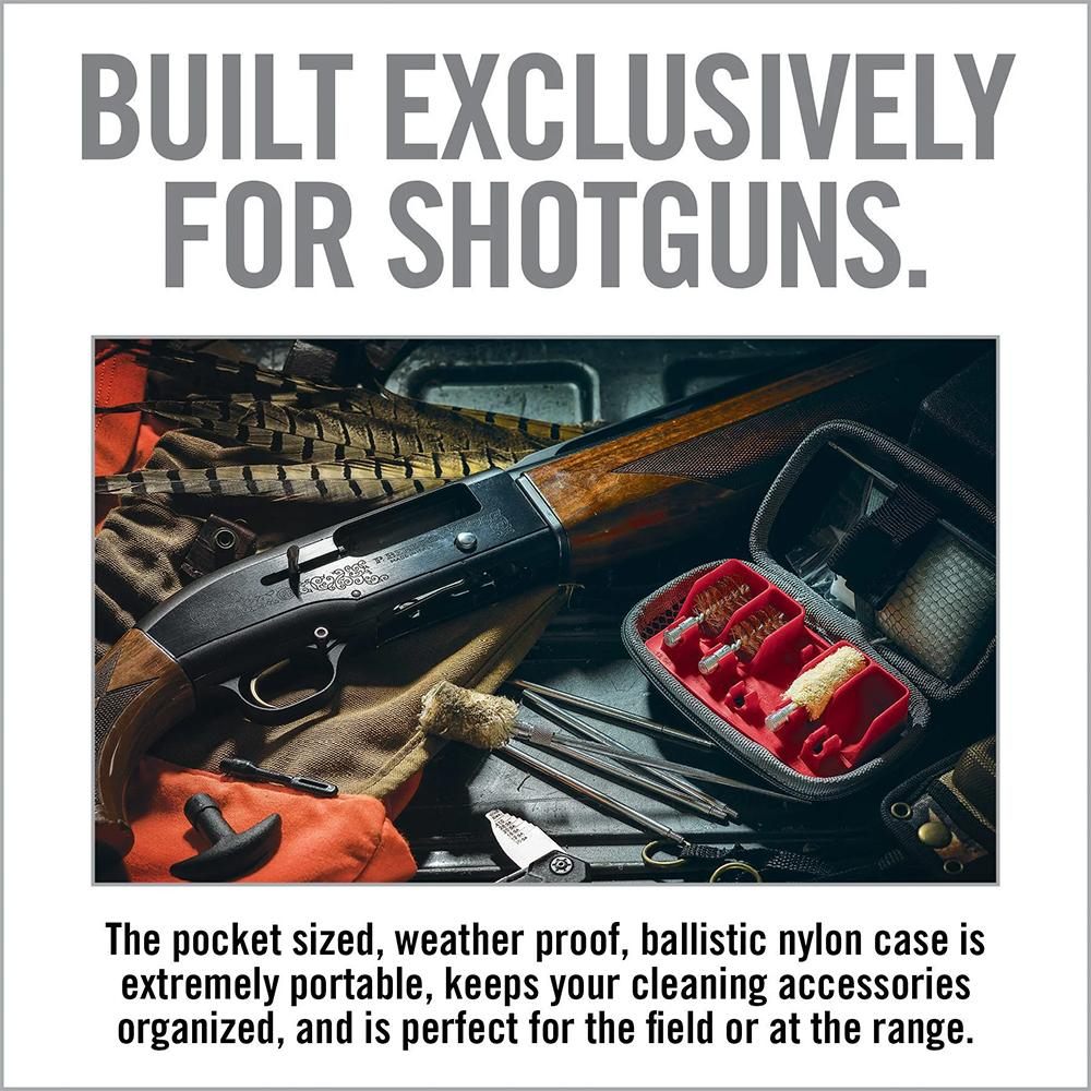 Real Avid Shotgun Cleaning Kit I 12 Gauge and 20 I Portable Gun Trap Shooti