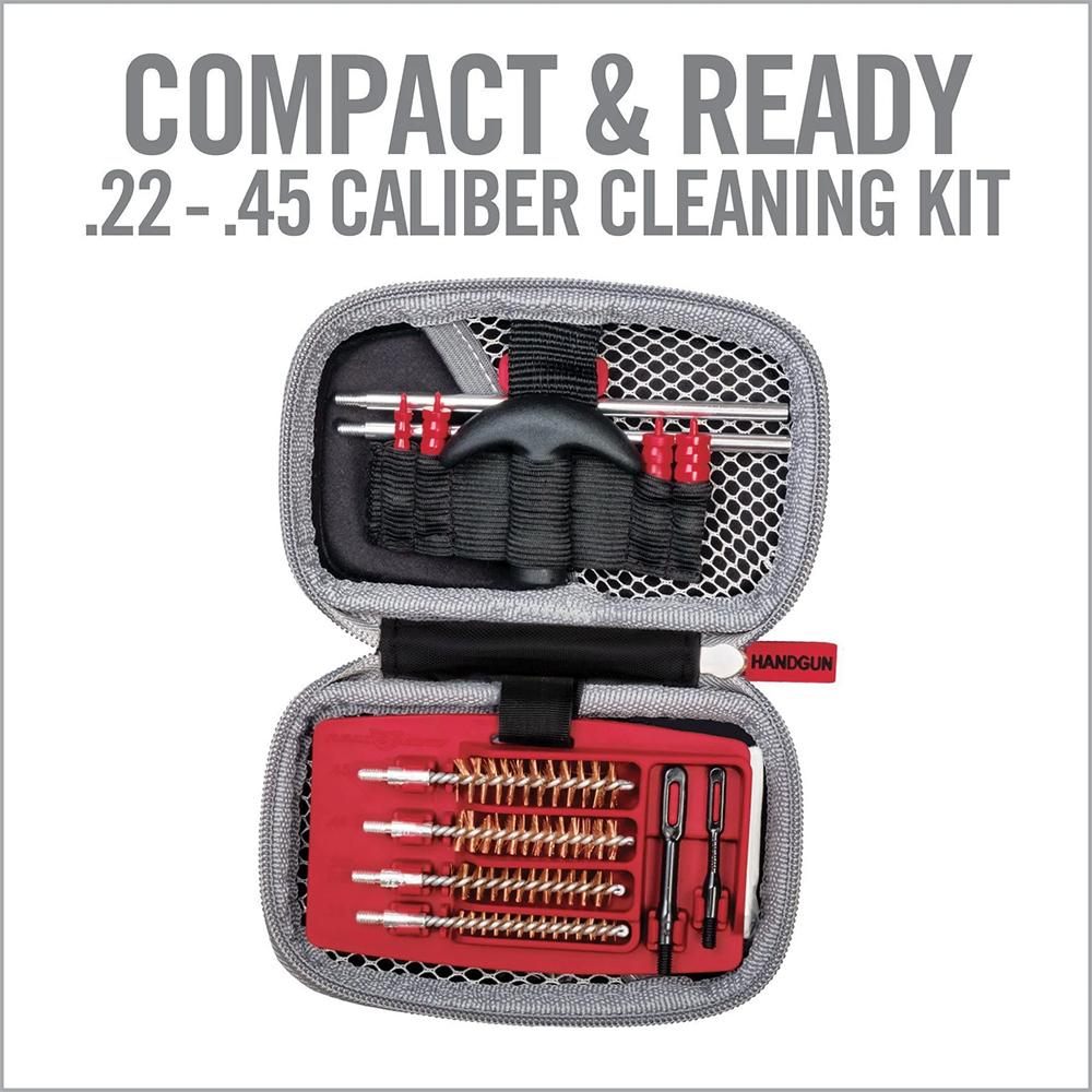 Real Avid AVGCK310P Gun Boss Cleaning Kit Multi-Caliber Handgun/Black Weath view 4