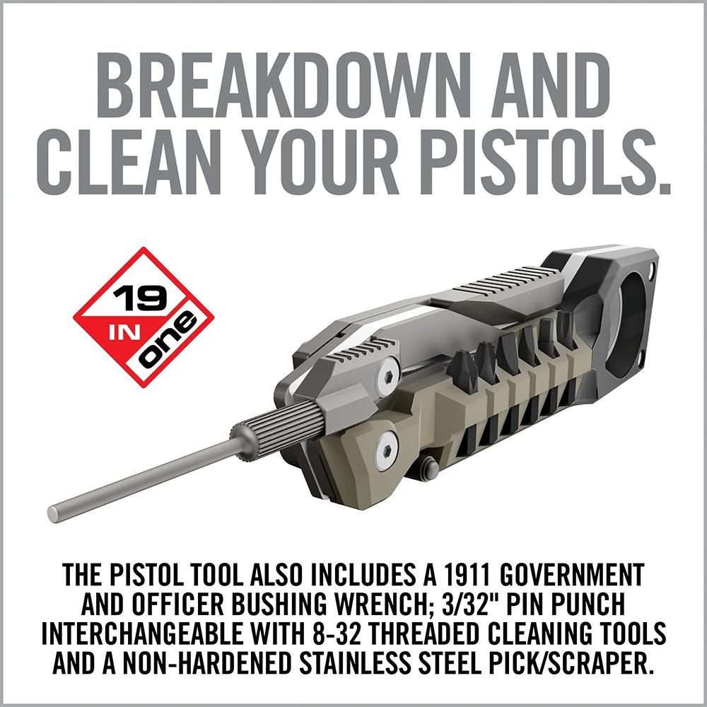 Real Avid AVPSTL Pistol Tool Silver Stainless Steel 3in Part Serrated Handg view 3