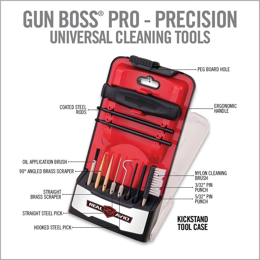 Real Avid AVGBPROPCT Gun Boss Pro Precision Cleaning Tool view 4