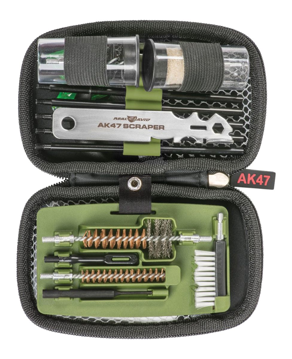 Real Avid AVGCKAK47 Gun Boss Cleaning Kit AK47/Green Weather Proof Ballisti