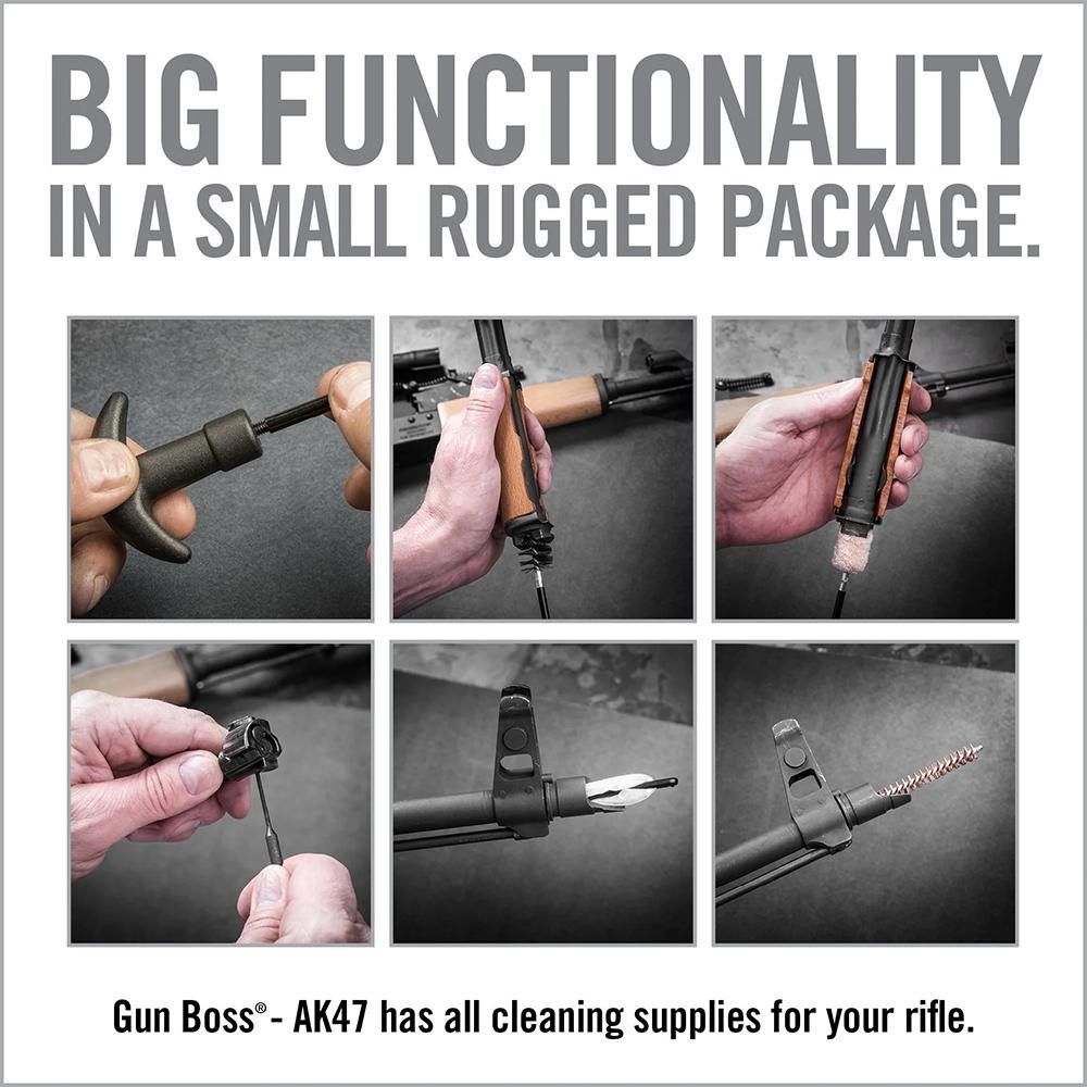 Real Avid AVGCKAK47 Gun Boss Cleaning Kit AK47/Green Weather Proof Ballisti view 5