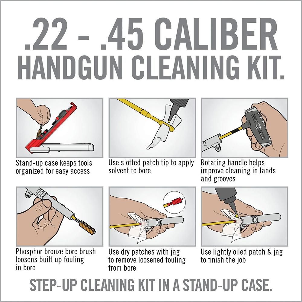 Real Avid Avgbprop Gun Boss Cleaning Kit Multi-Caliber Pistol Firearm Slott view 2
