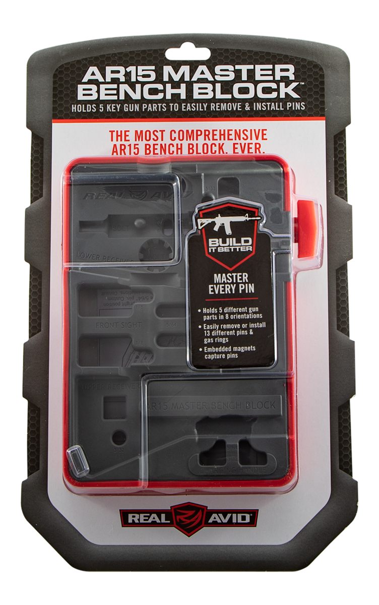 Real Avid AVAR15MBB Master Bench Block Black Polymer Resin AR Platforms view 6