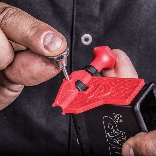 Real Avid AVAR15PPT Pivot Pin Tool Red Polymer Rifle for AR-15 Includes Det view 5