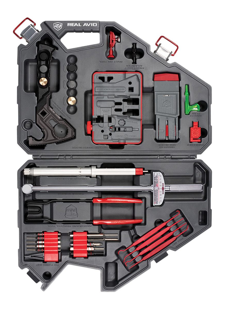 Real Avid AVAR15AMK Armorer's Master Kit AR15 Gray/Red Multiple view 6