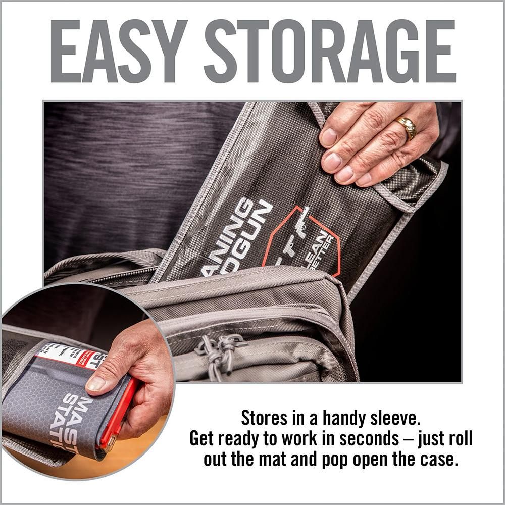 Real Avid Handgun Cleaning Kit Gun Mat For Pistol - 19x16in Includes Rod, J view 2