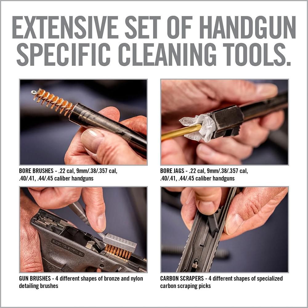 Real Avid Handgun Cleaning Kit Gun Mat For Pistol - 19x16in Includes Rod, J view 3
