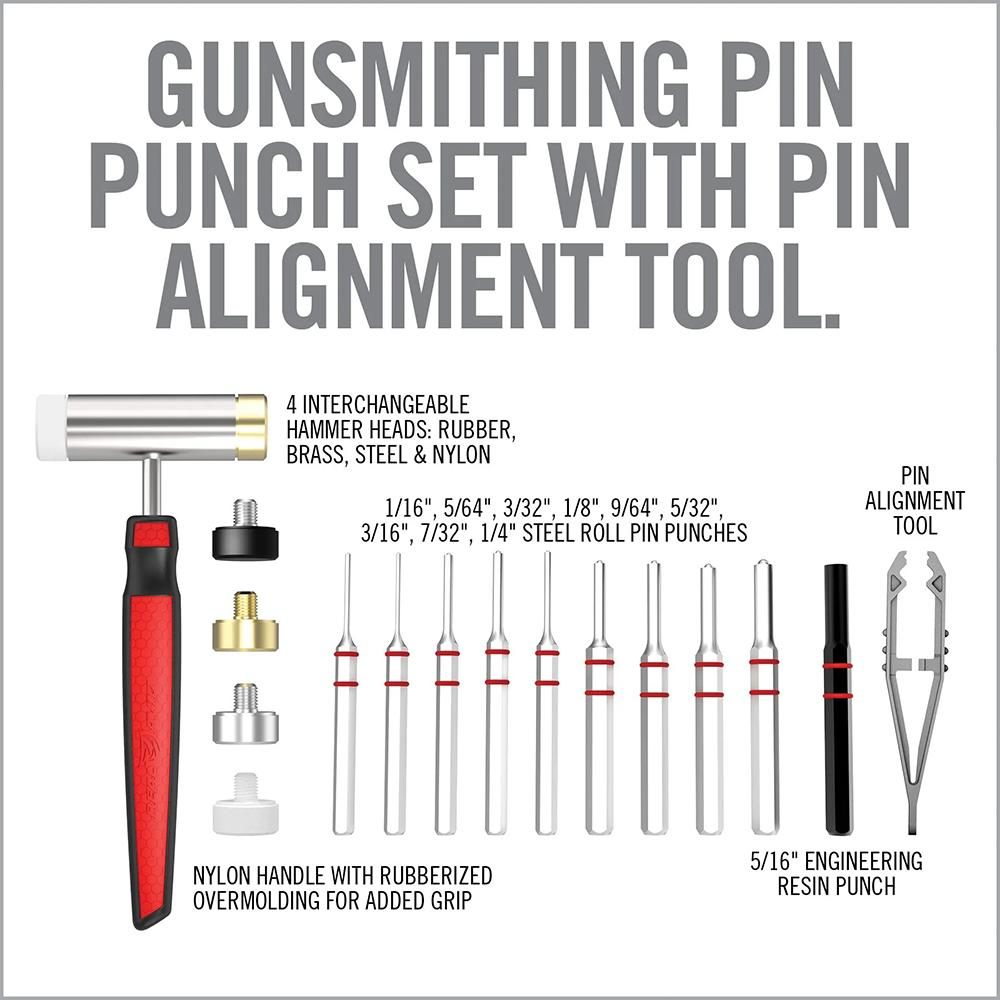Real Avid Accu-Punch Hammer and Gunsmithing Roll Pin Set, AVHPS-RP view 5
