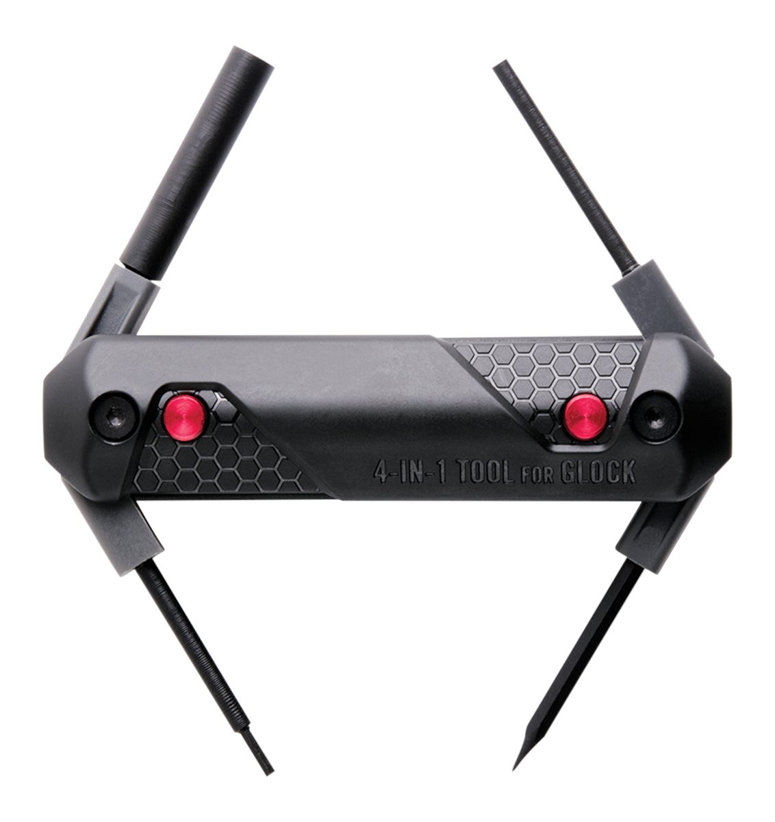 Real Avid 4-in-1 Tool for Glock Handguns, Compact Gun Multitool with Front view 2