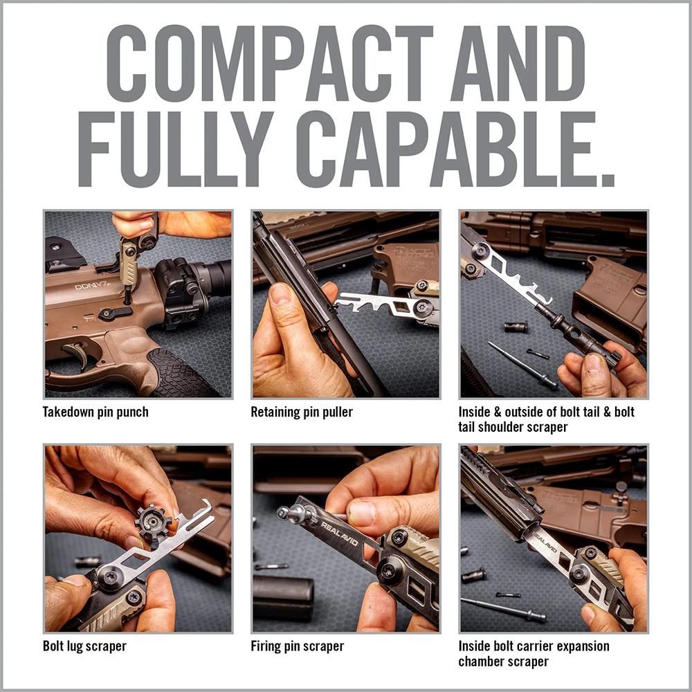 Real Avid Gun Multi Tool Core: Tactical Rifle EDC Accessories Utility Kit f view 2