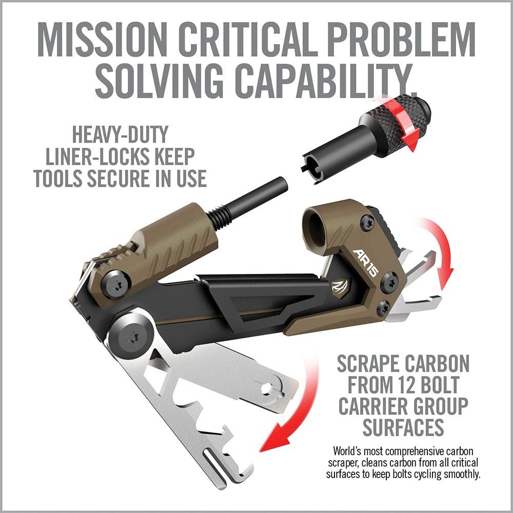 Real Avid Gun Multi Tool Core: Tactical Rifle EDC Accessories Utility Kit f view 3