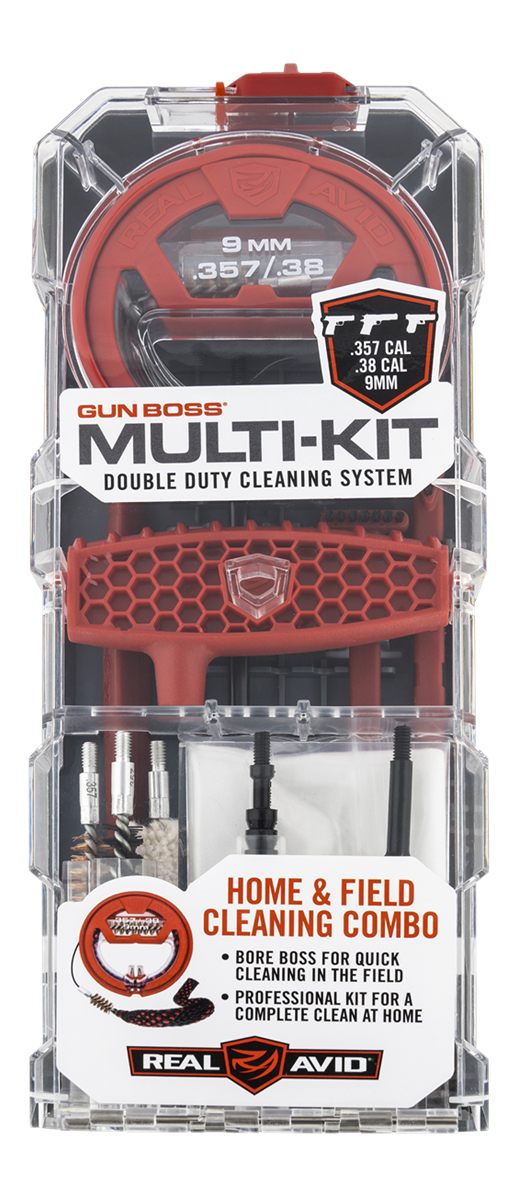 Real Avid AVGBMK9MM Gun Boss Multi-Kit 9mm 357 Mag 38 Cal Pistol Plastic Bo view 5