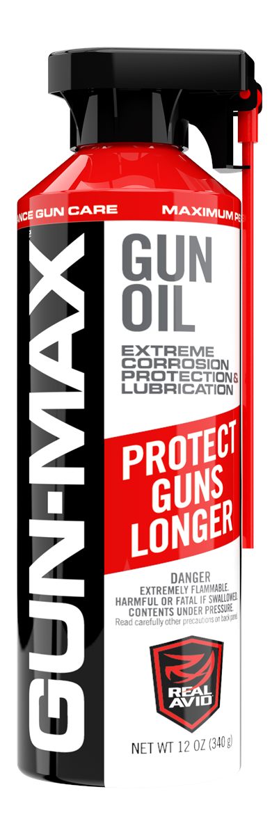 Real Avid Gun Max Oil - 12 Ounce and Cleaner - All-in-One Shooter Lube Rust