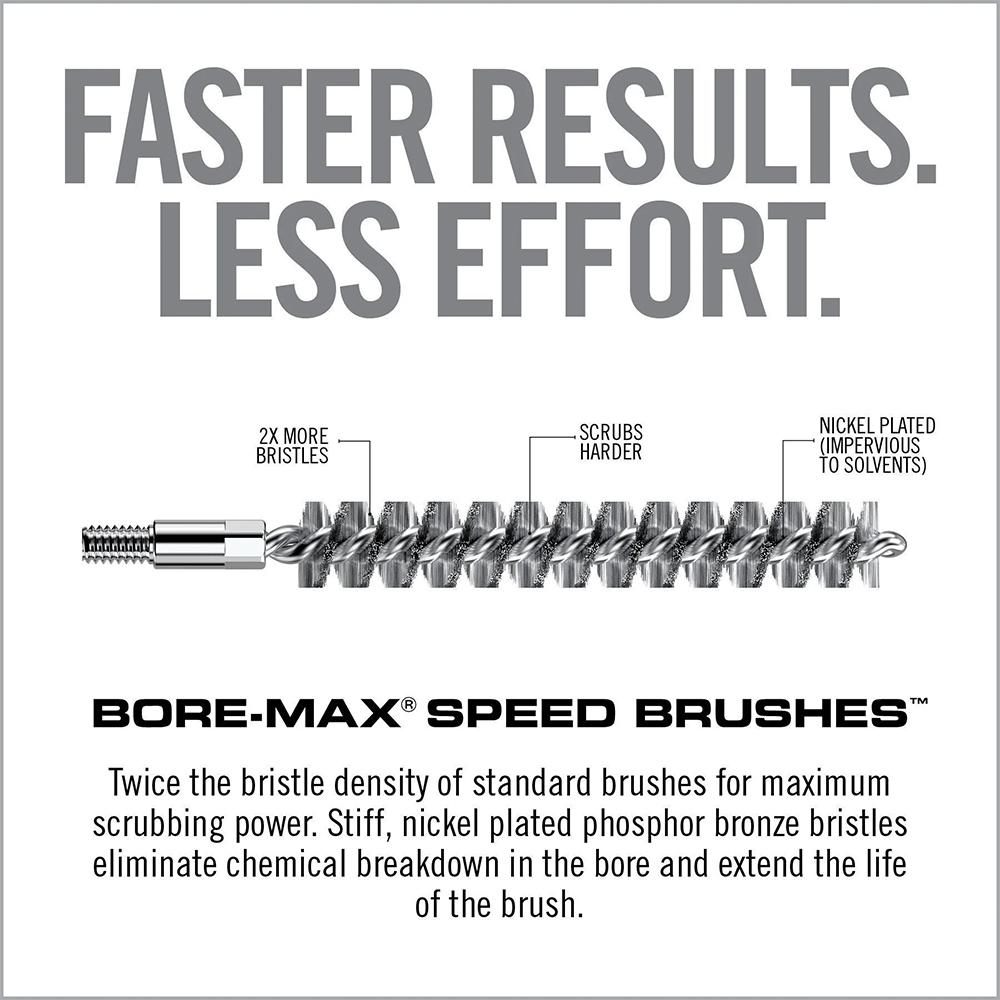 Real Avid Bore-Max Brush, Bronze Gun for Fast Cleaning, Nickel Plated Barre view 4