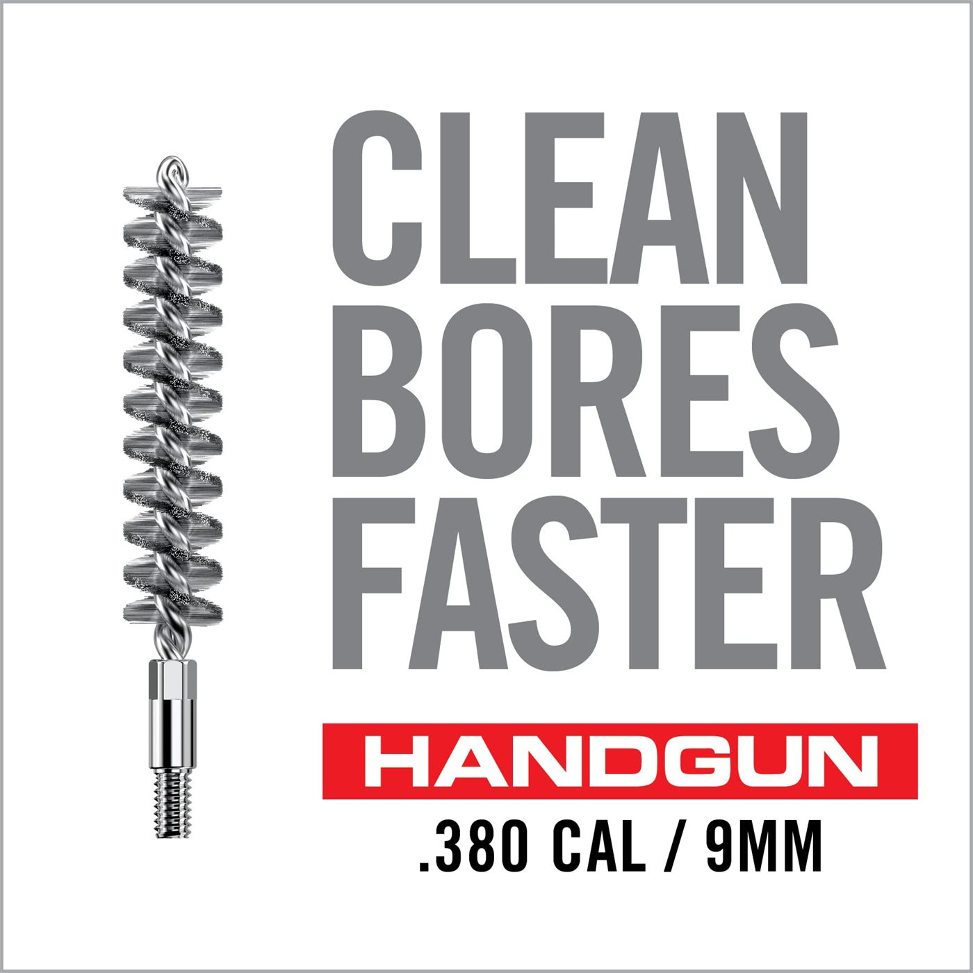 Real Avid Bore-Max Brush, Bronze Gun for Fast Cleaning, Nickel Plated Barre