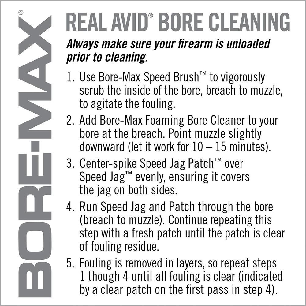 Real Avid Bore-Max Speed Patches Refill Pack, Gun Cleaning Supplies, Pistol view 2