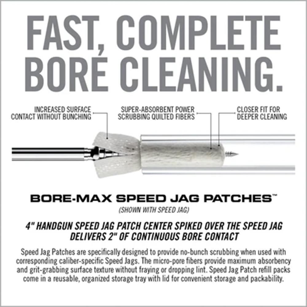 Real Avid Bore-Max Speed Patches Refill Pack, Gun Cleaning Supplies, Pistol view 6