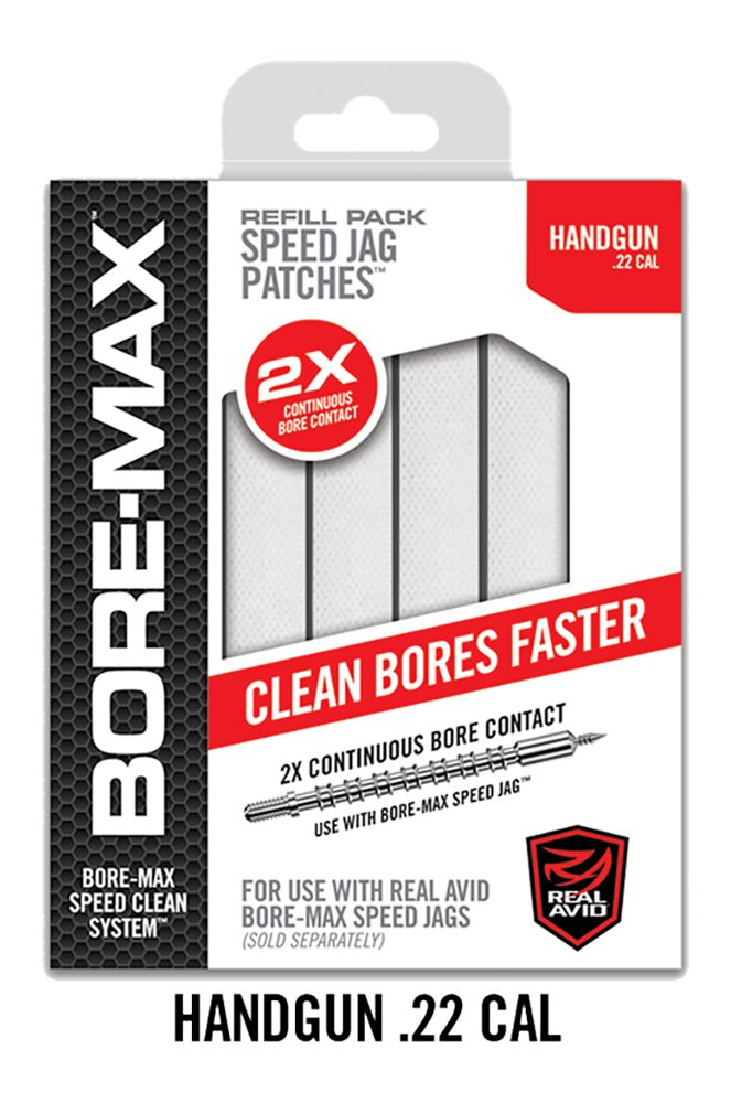 Real Avid Bore-Max Speed Patches Refill Pack, Gun Cleaning Supplies, Pistol view 8