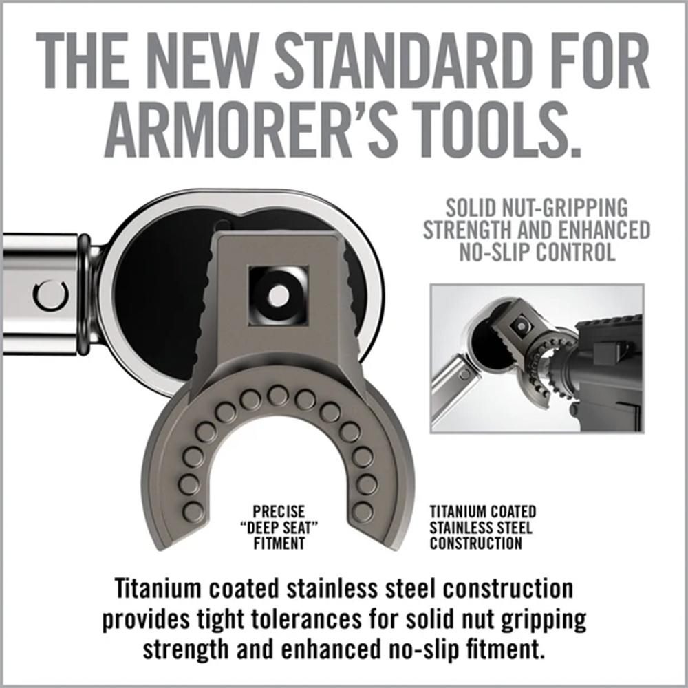 Real Avid AVMF5WS Master Fit 5 Piece Crowfoot Wrench Set Gray/Red AR-Platfo view 3