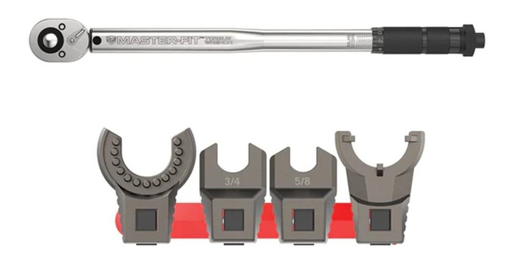 Real Avid AVMF5WS Master Fit 5 Piece Crowfoot Wrench Set Gray/Red AR-Platfo view 6
