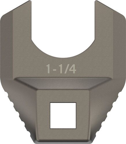Real Avid AVMF114BNW Master Fit Barrell Nut Wrench 1 1/4in Titanium Steel A view 2