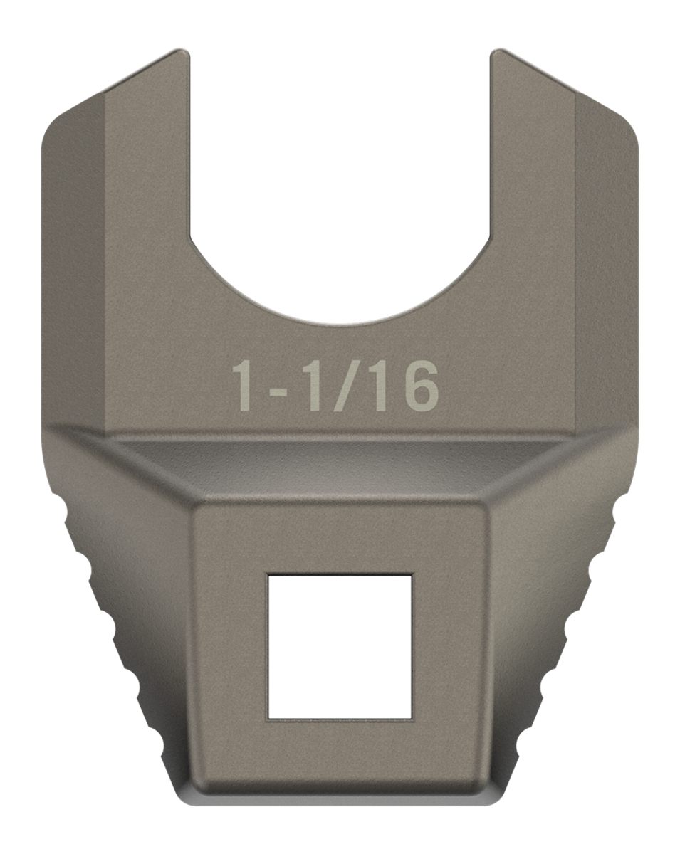 Real Avid AVMF1116BNW Master Fit Barrell Nut Wrench 1 1/16in Titanium Steel