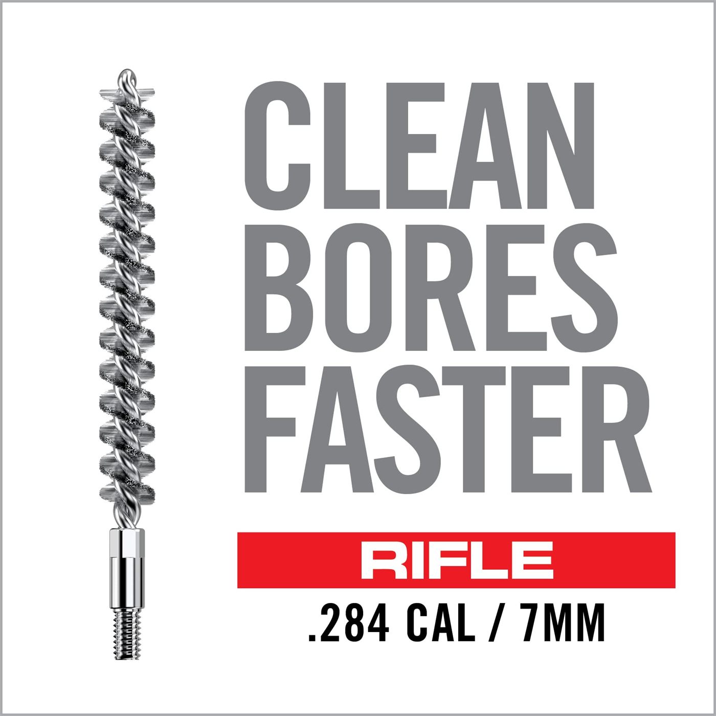 Real Avid Bore-Max Brush, Bronze Gun for Fast Cleaning, Nickel Plated Barre