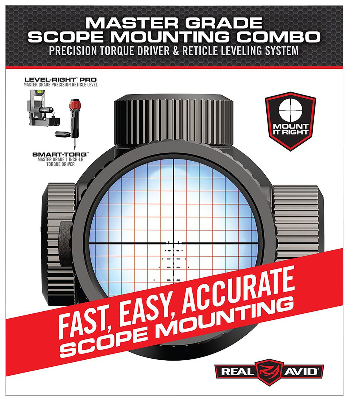 Real Avid Scope Mounting and Bore Sighting Kit | Includes Leveling 10 to 70