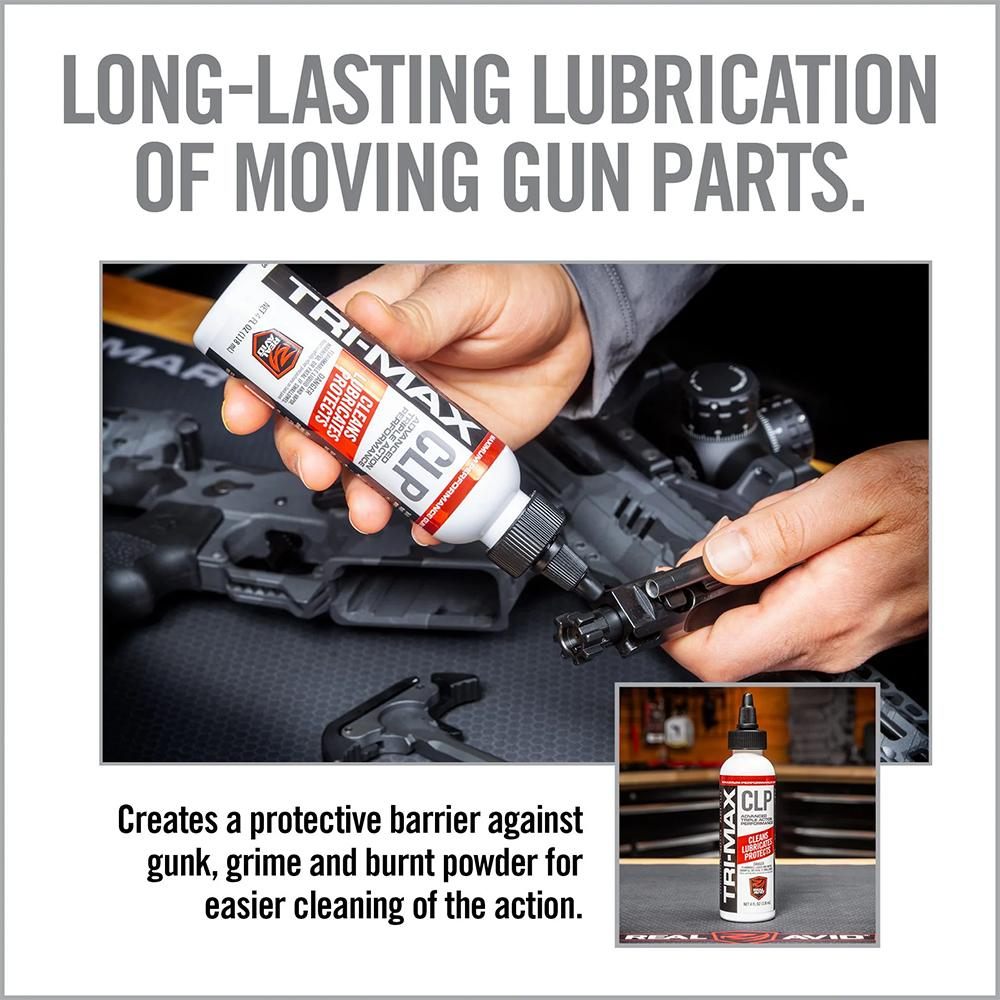 Real Avid CLP Gun Cleaner and Lubricant - 4oz Bottle | 3 in 1 Oil | All-in view 2